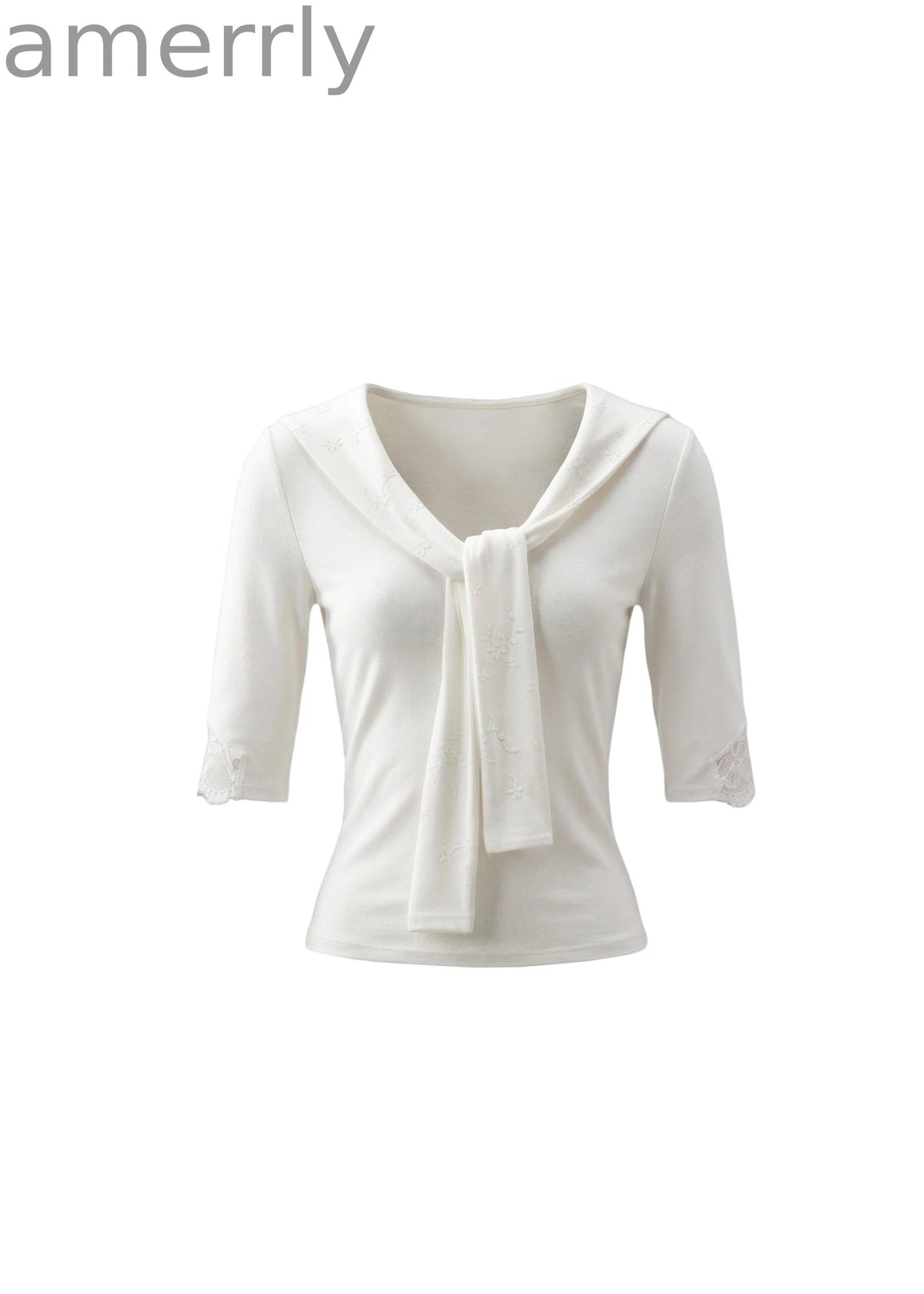 Glass Candy Lace Tie Top Set Set