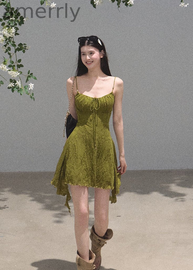 Garden Path Jacquard Fairy Mini Dress