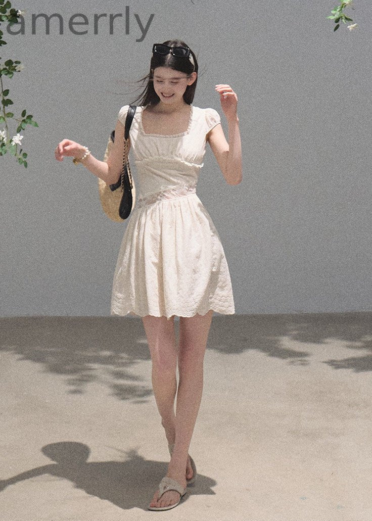Days of Light Lace Waist Maxi Dress