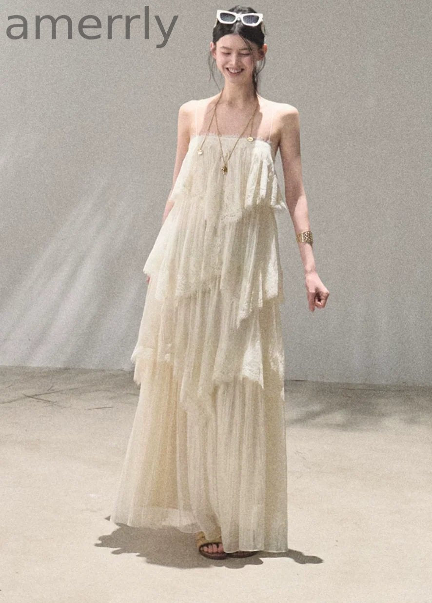 Heartbeat of the Tree Lace Tiered Dress