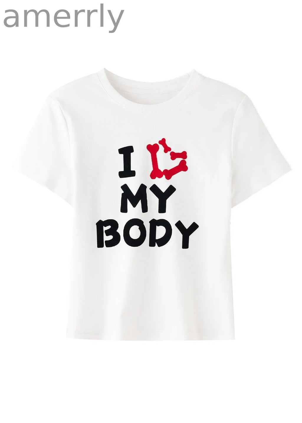 I Love My Body Cropped Tee