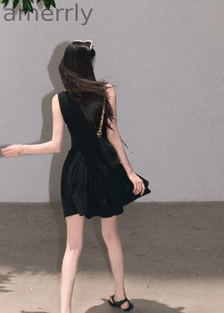 Sunset Light Lace-Waist Dress