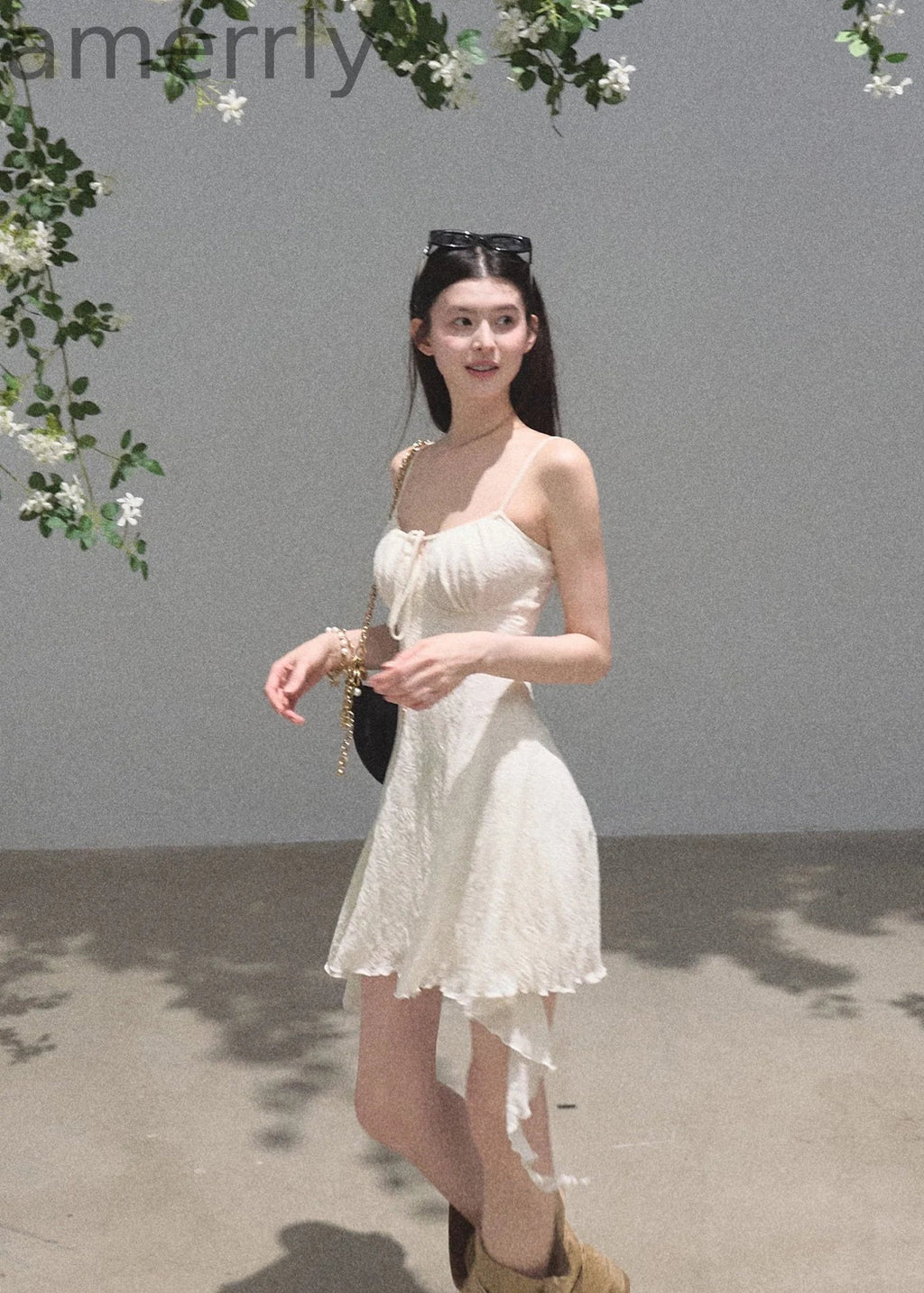 Garden Path Jacquard Fairy Mini Dress
