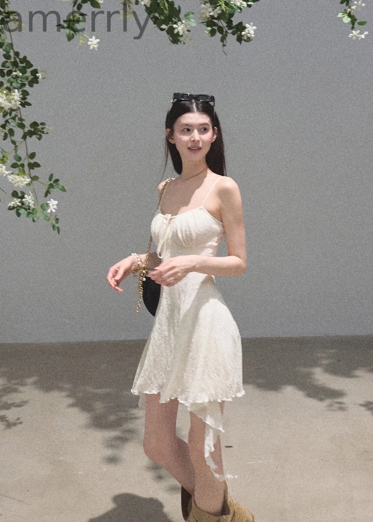 Garden Path Jacquard Fairy Mini Dress