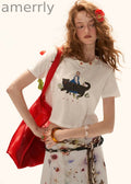 Panther Art Cropped T-Shirt