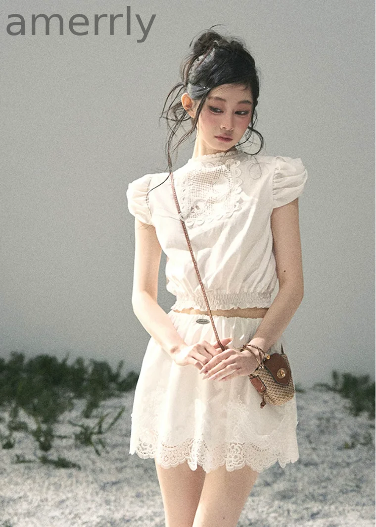Rose Whisper Lace Two-Piece Set