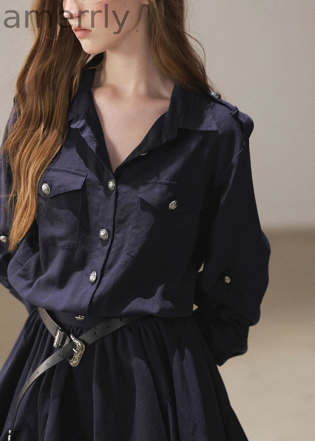 Moonlit Sea Shirt Dress & Shawl Set