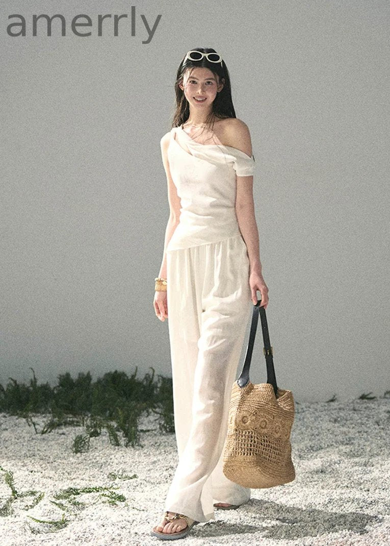 Cloud Drape Minimalist Two-Piece Set
