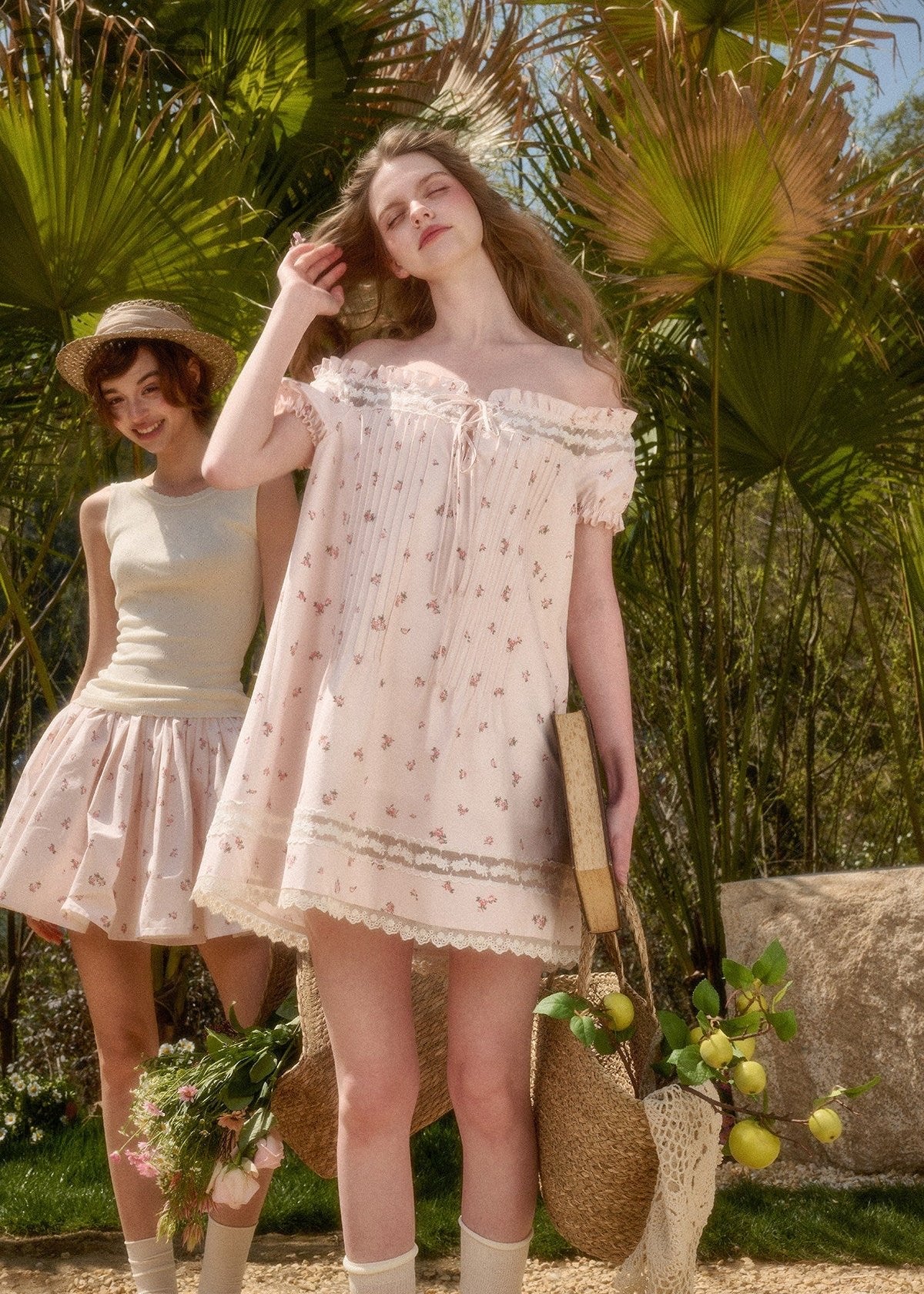 Baby Pink Babydoll Mini Dress