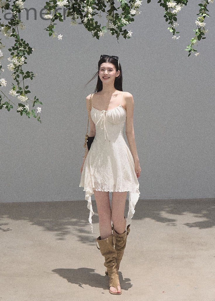 Garden Path Jacquard Fairy Mini Dress