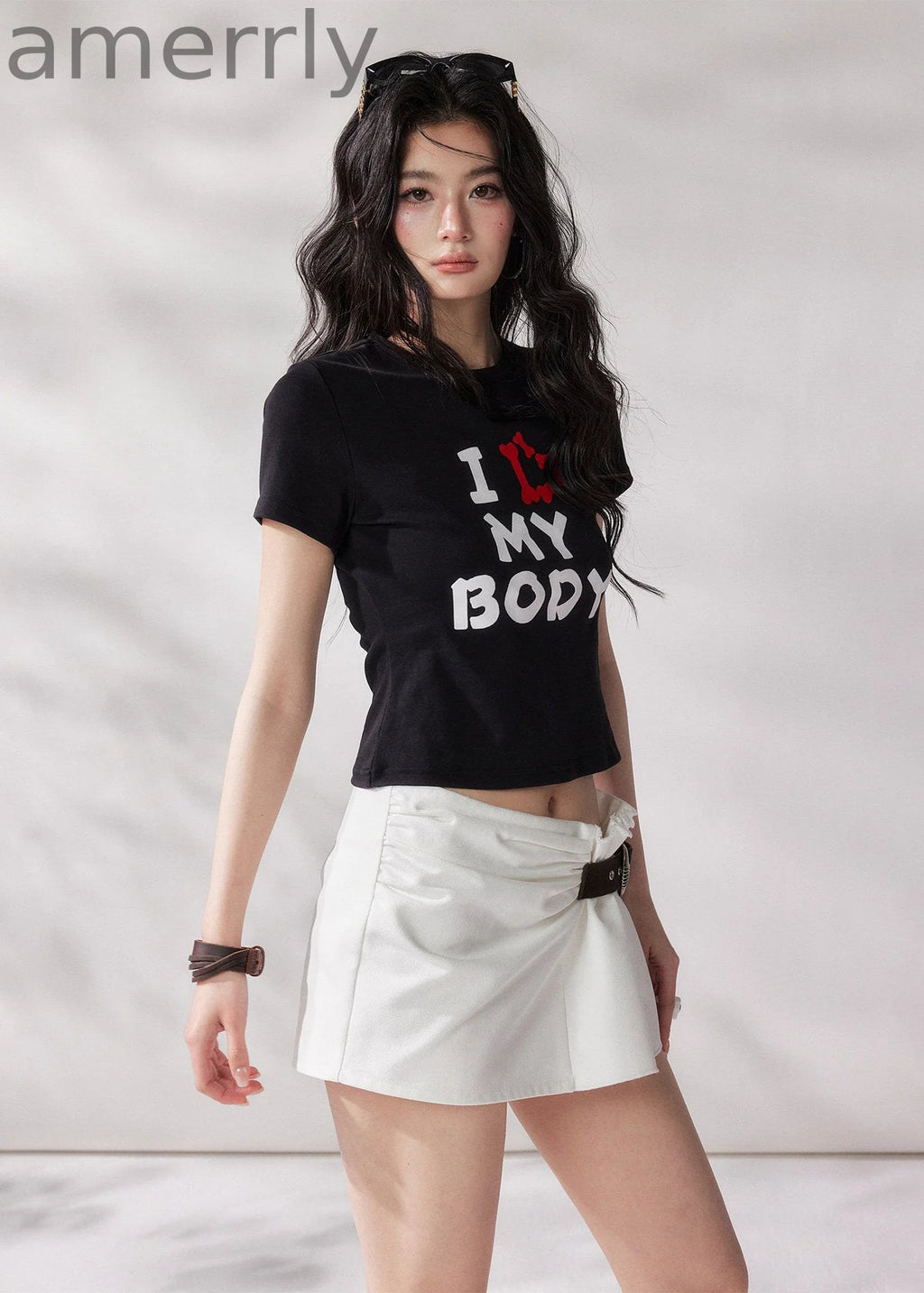 I Love My Body Cropped Tee