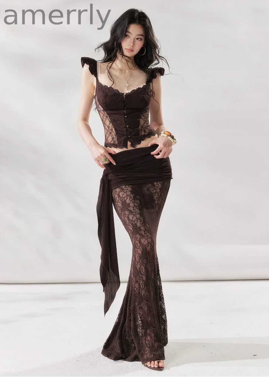 Coco Muse Lace Three-Piece Set