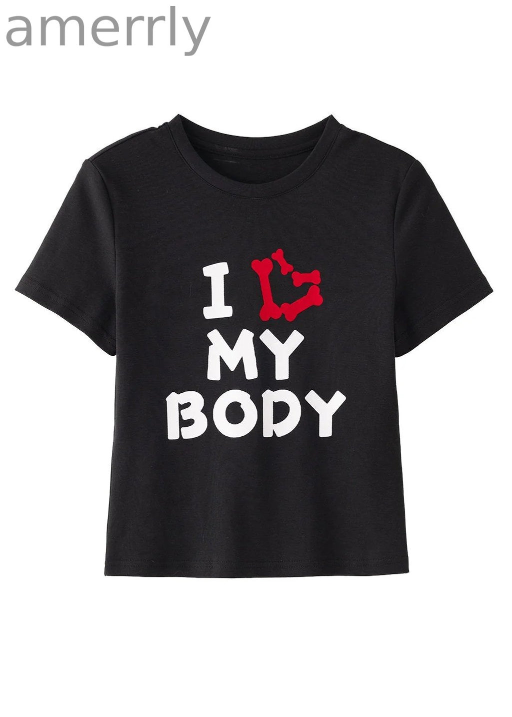 I Love My Body Cropped Tee