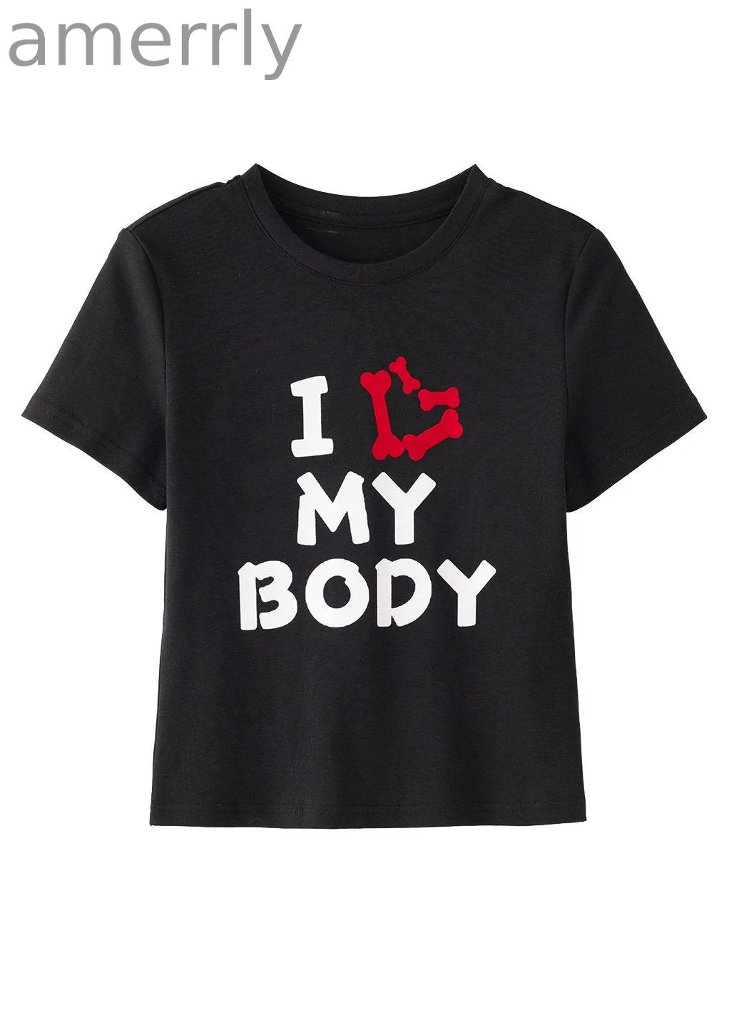 I Love My Body Cropped Tee
