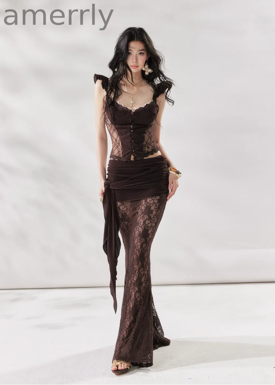 Coco Muse Lace Three-Piece Set