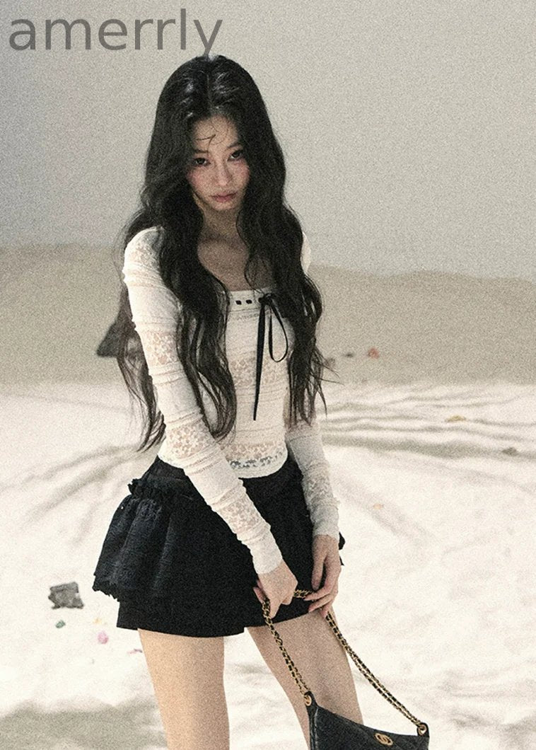 Soft Ivory Lace Cardigan & Cami Set