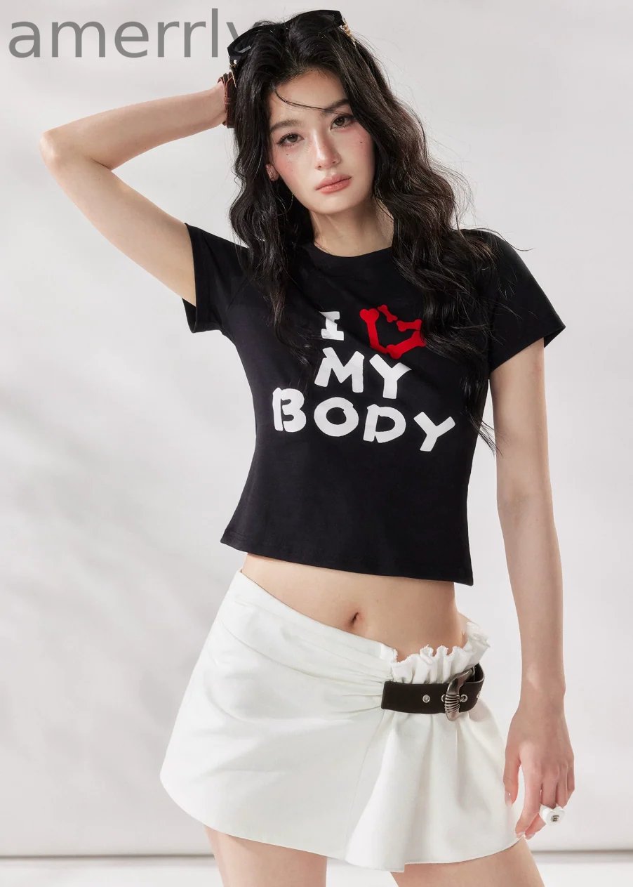 I Love My Body Cropped Tee