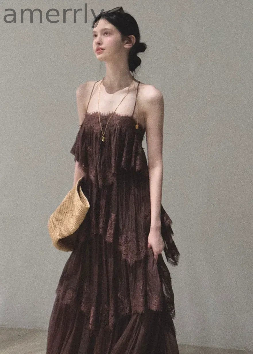 Heartbeat of the Tree Lace Tiered Dress