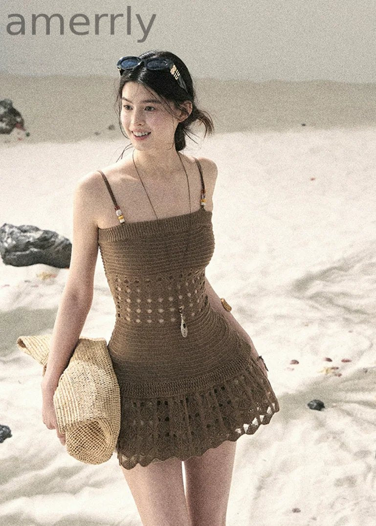 Existing Gaps Openwork Knit Top