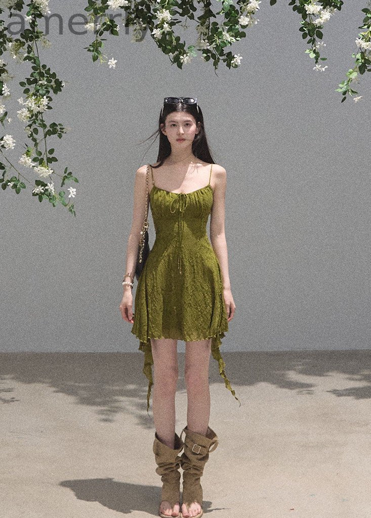 Garden Path Jacquard Fairy Mini Dress