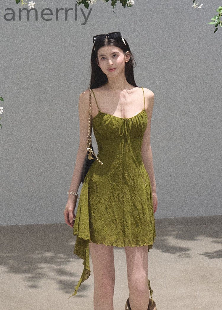 Garden Path Jacquard Fairy Mini Dress