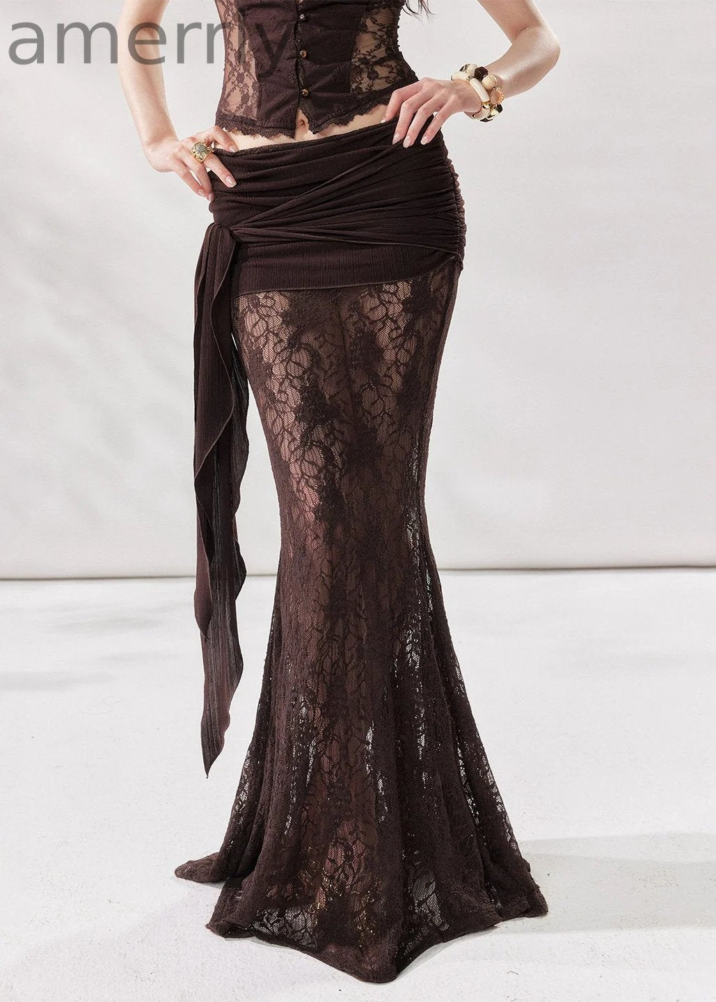Coco Muse Lace Three-Piece Set