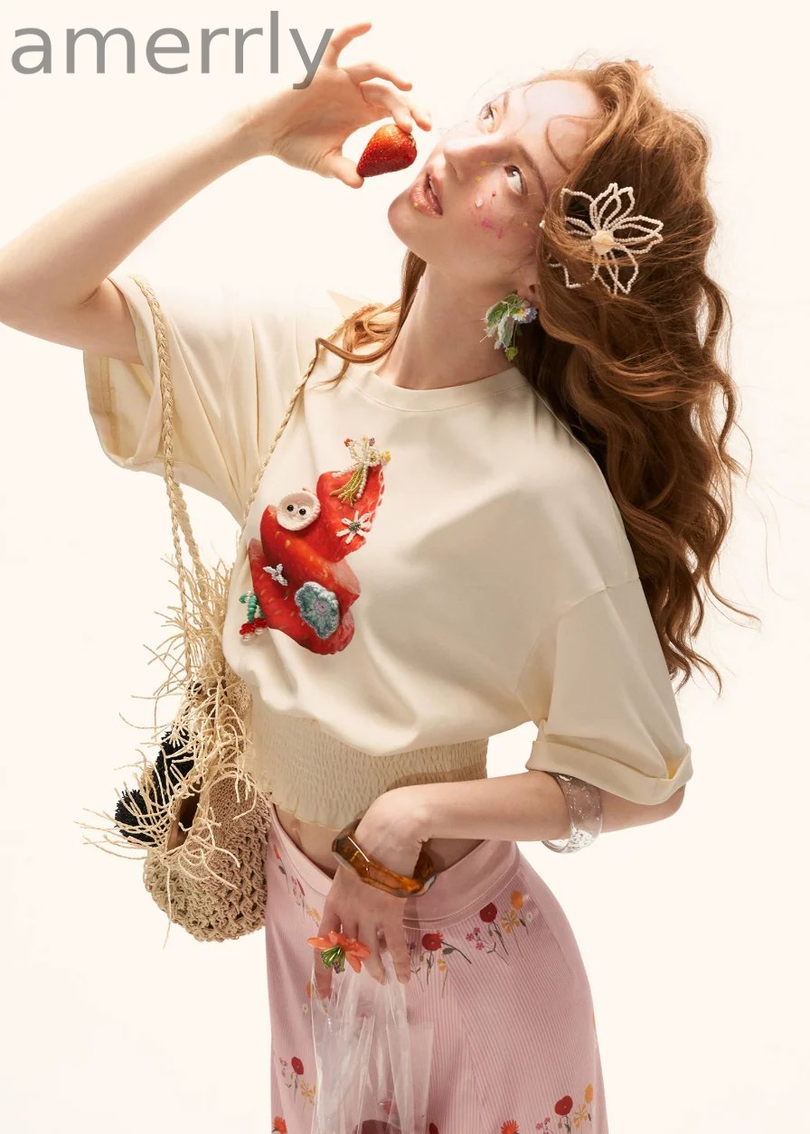 Strawberry Tart Graphic T-Shirt