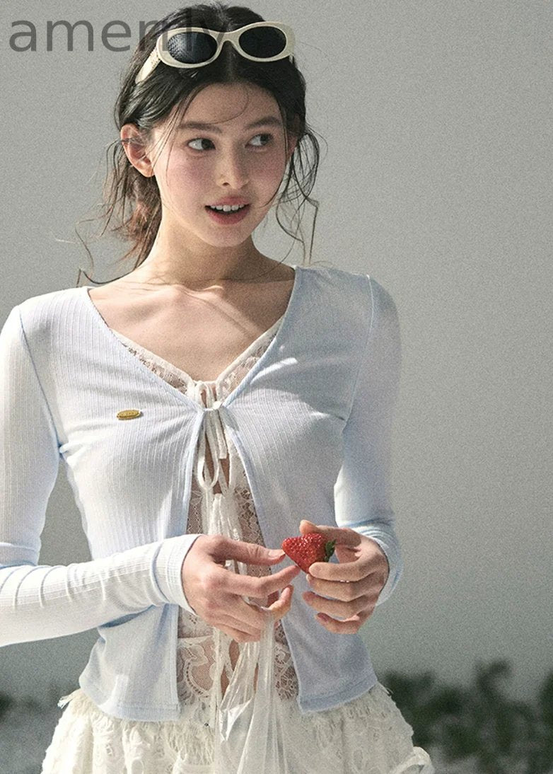 Dream in the Gap Lace Layered Top