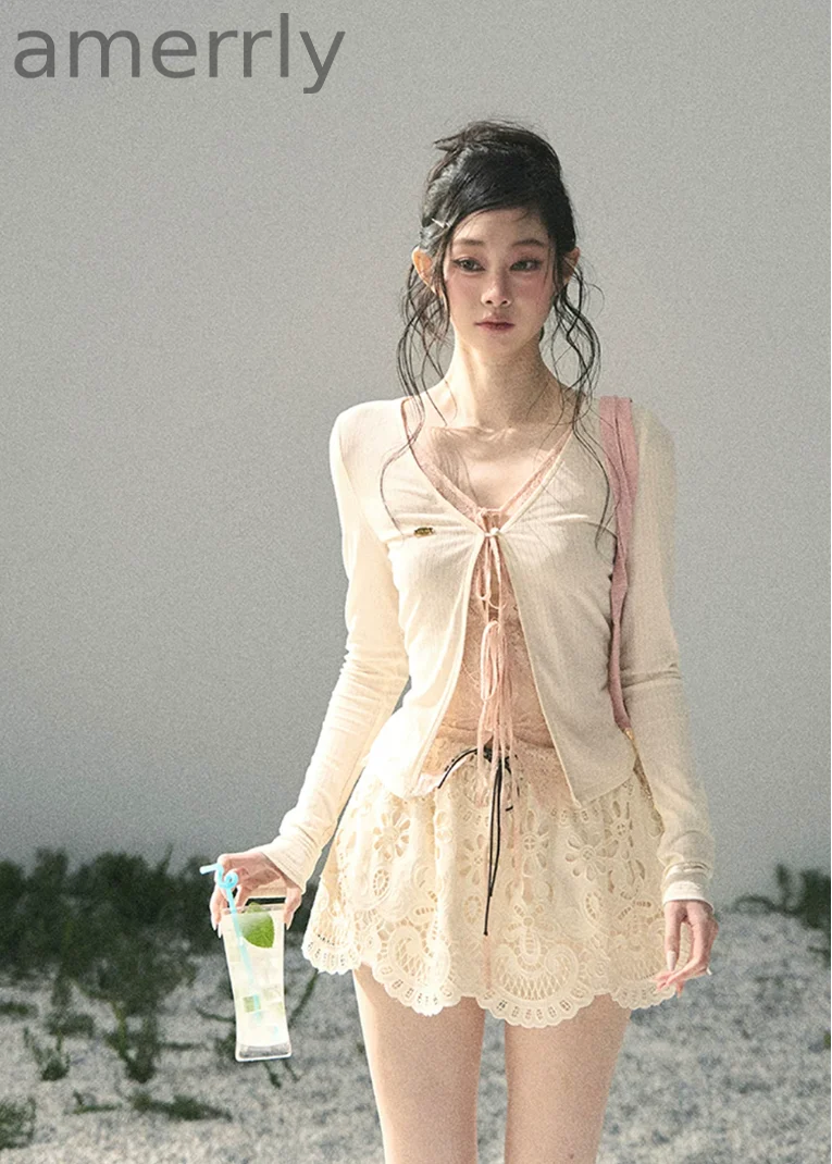Dream in the Gap Lace Layered Top