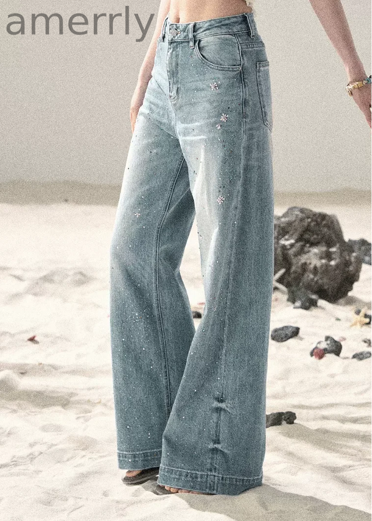 Galaxy Shadow Wide-Leg Jeans