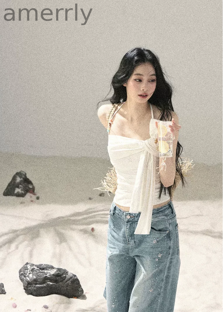Galaxy Shadow Wide-Leg Jeans