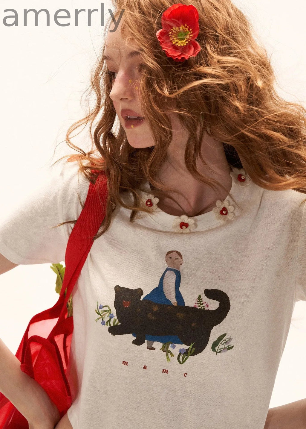 Panther Art Cropped T-Shirt