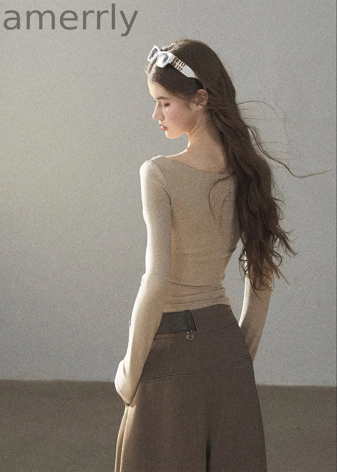 Misty Skin Sheer Lace Long Sleeve Top