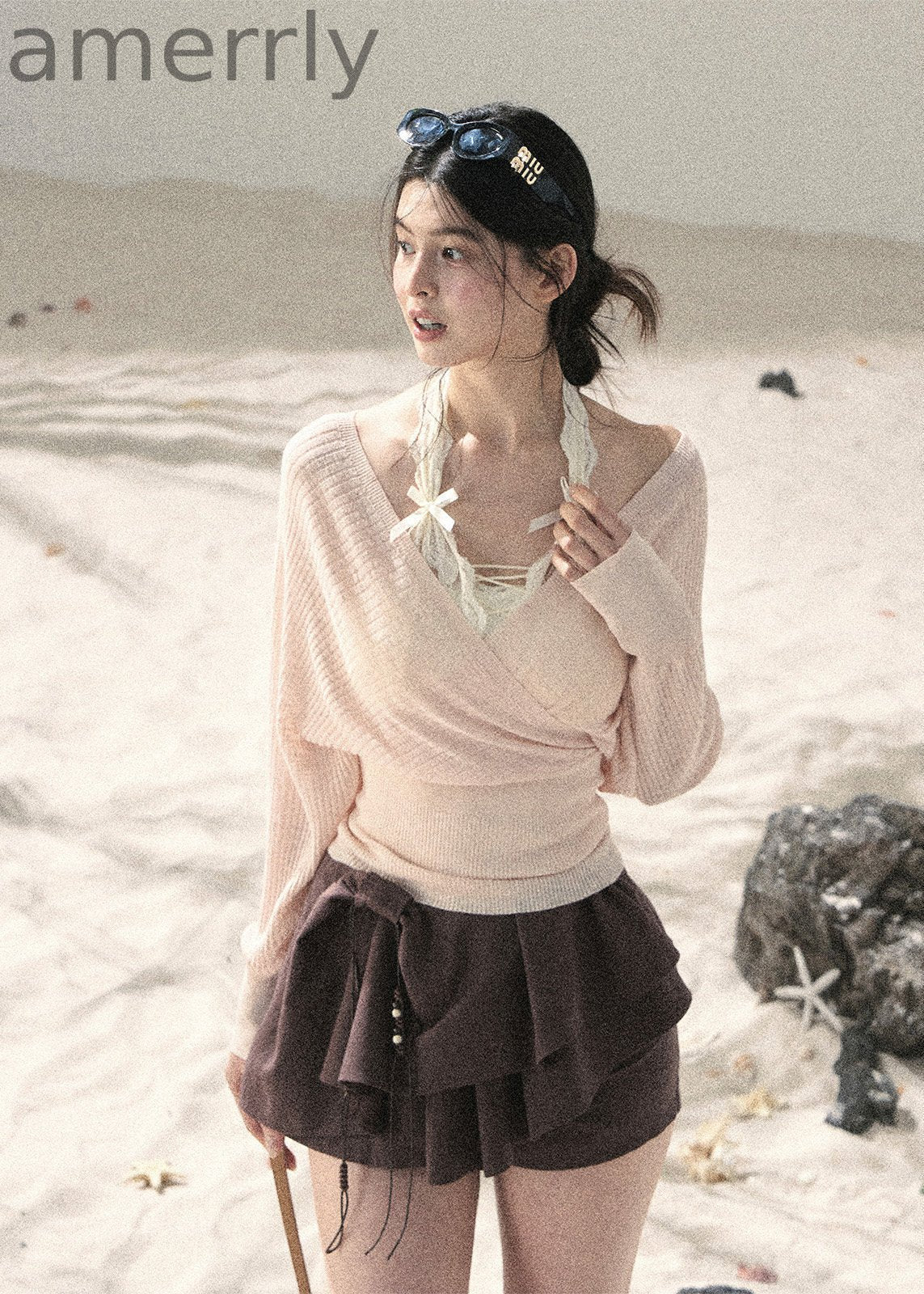 Cool Touch V-Neck Cover-Up Top Set