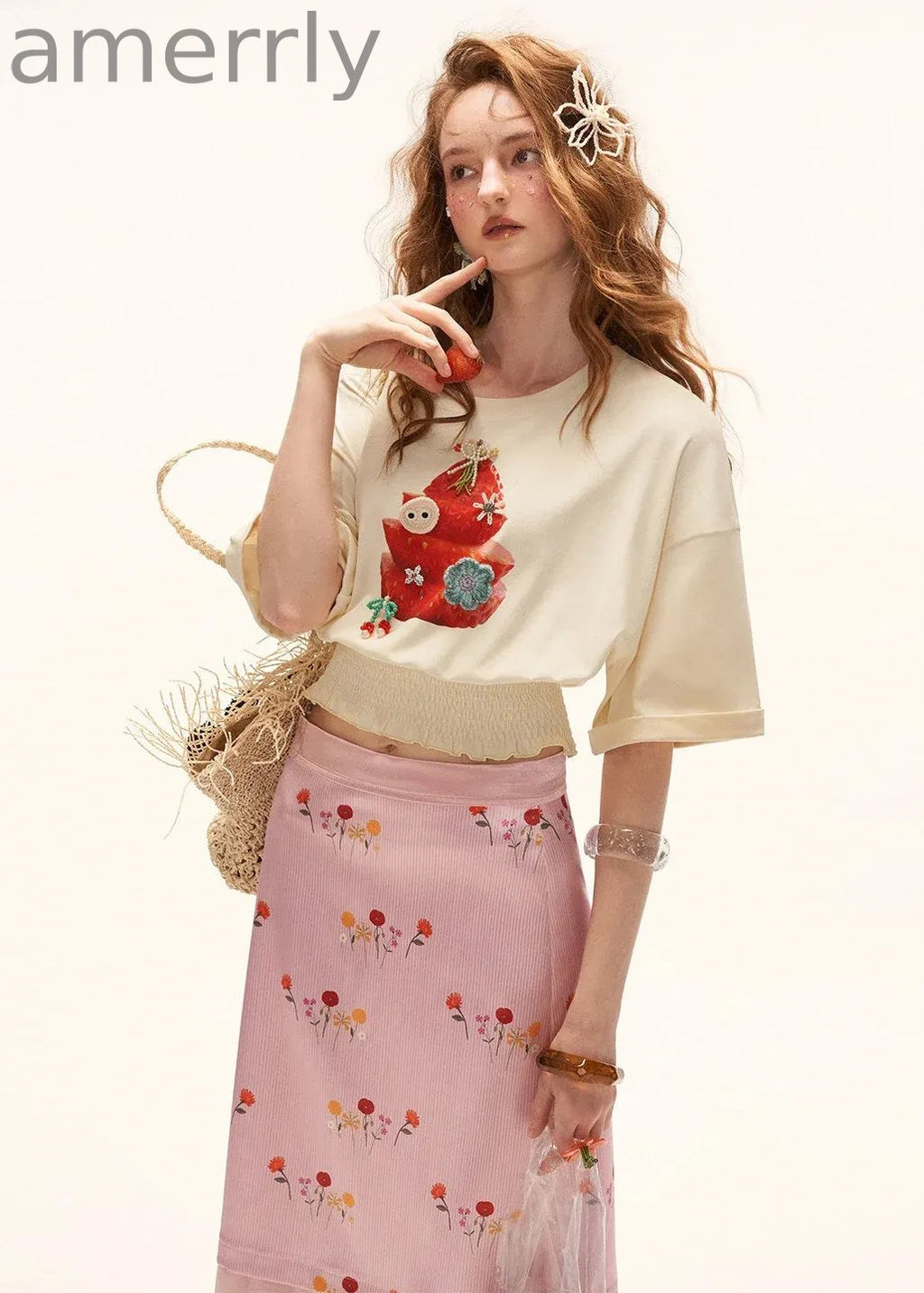 Strawberry Tart Graphic T-Shirt