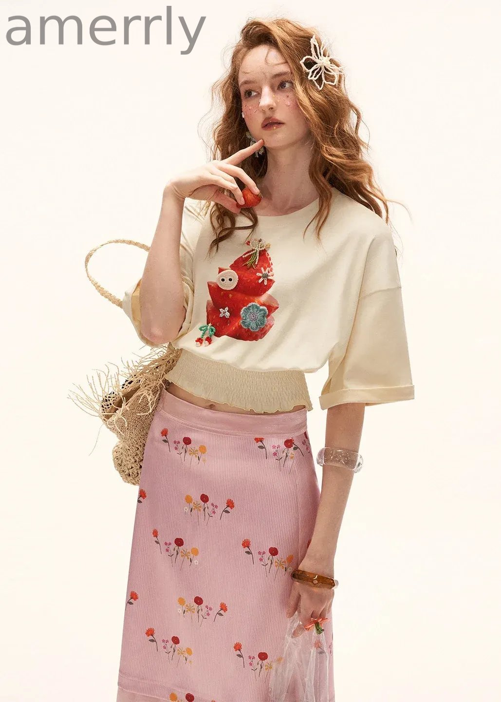Strawberry Tart Graphic T-Shirt