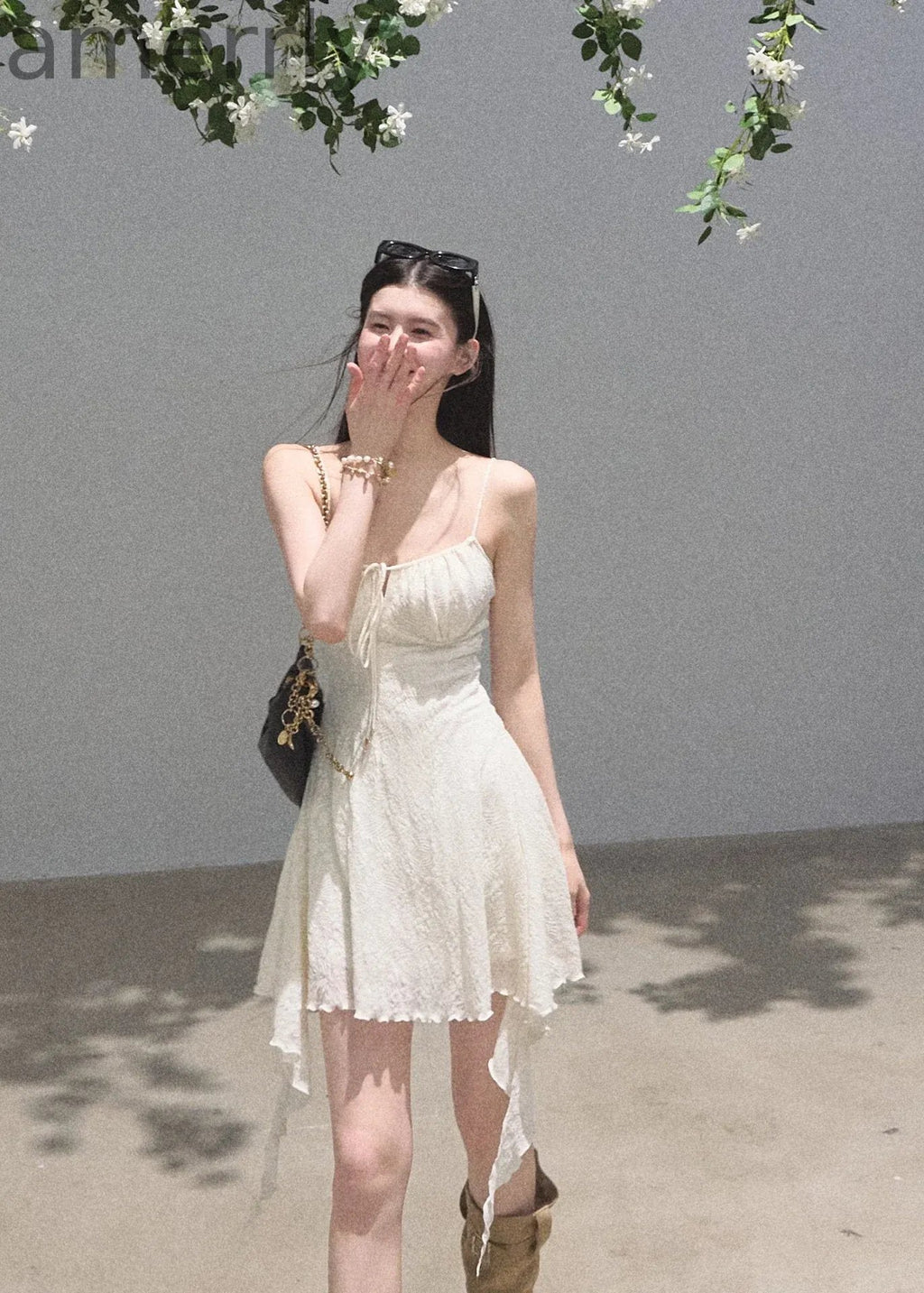 Garden Path Jacquard Fairy Mini Dress