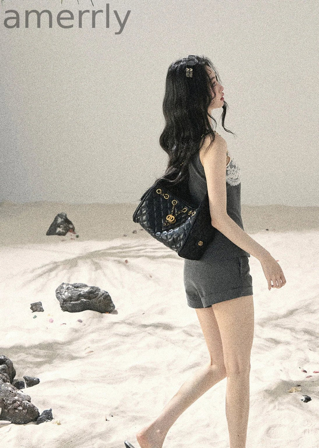 Fog Bloom Lace Top & Shorts Set