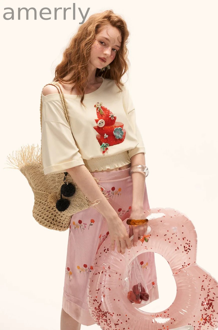 Strawberry Tart Graphic T-Shirt