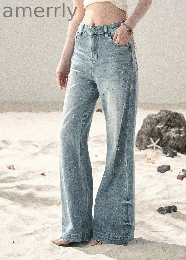 Galaxy Shadow Wide-Leg Jeans