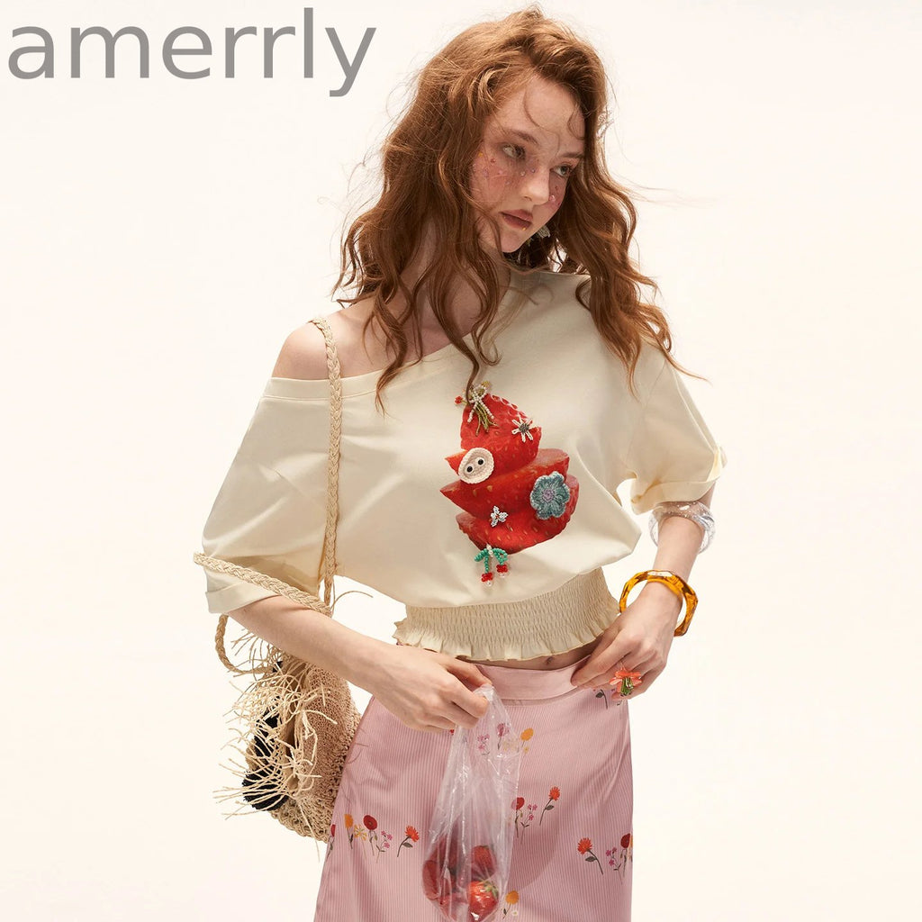 Strawberry Tart Graphic T-Shirt