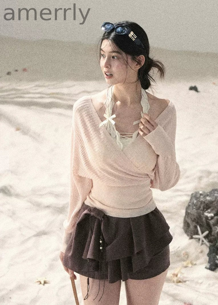 Cool Touch V-Neck Cover-Up Top Set