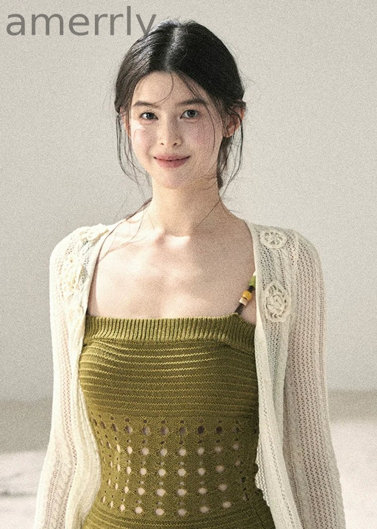 Existing Gaps Openwork Knit Top