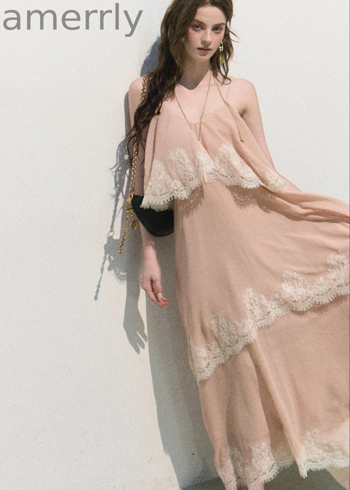 Always Collecting the World Lace Maxi Dress