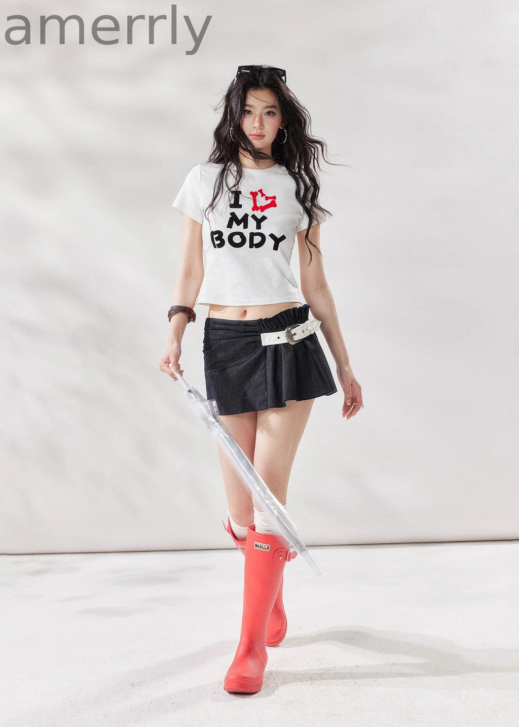 I Love My Body Cropped Tee