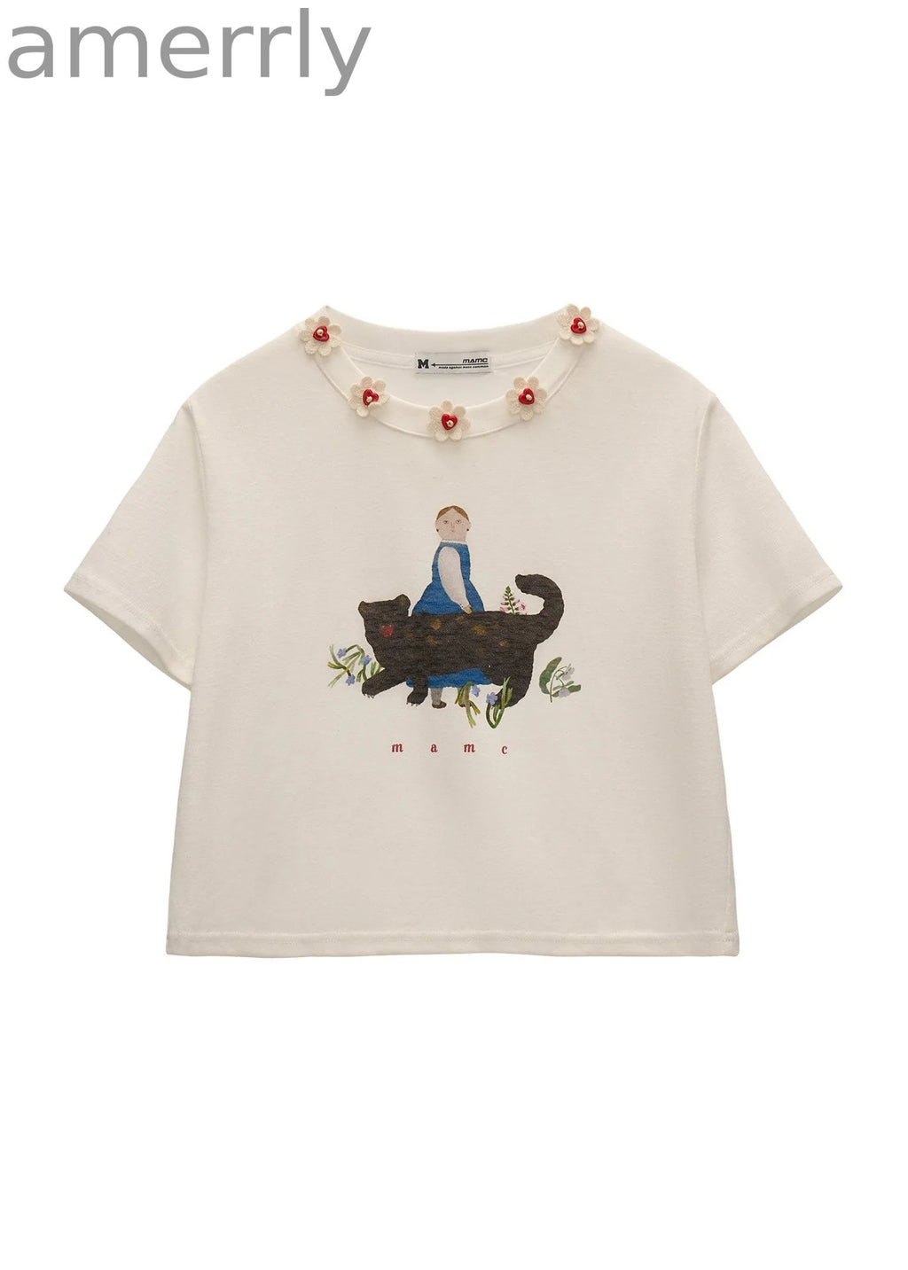 Panther Art Cropped T-Shirt