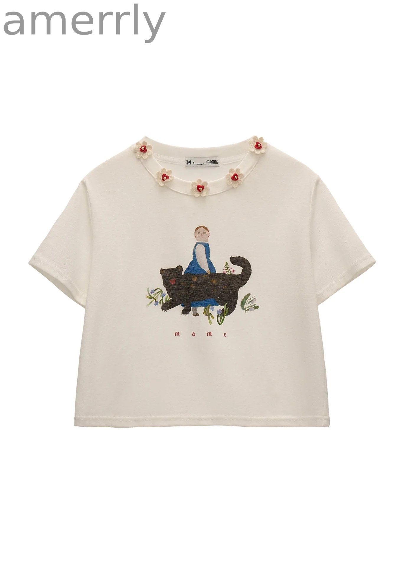 Panther Art Cropped T-Shirt